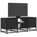 Dulap TV, negru, 100x35x41 cm, lemn prelucrat și metal - WALTI WALTI