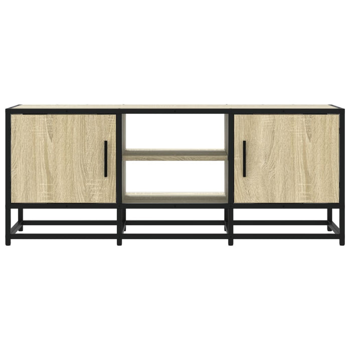 Dulap TV, stejar sonoma, 100x35x41 cm, lemn prelucrat și metal - WALTI WALTI