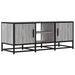 Dulap TV, gri sonoma, 100x35x41 cm, lemn prelucrat și metal - WALTI WALTI
