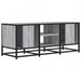 Dulap TV, gri sonoma, 100x35x41 cm, lemn prelucrat și metal - WALTI WALTI