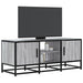 Dulap TV, gri sonoma, 100x35x41 cm, lemn prelucrat și metal - WALTI WALTI