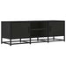 Dulap TV, negru, 120x35x41 cm, lemn prelucrat și metal - WALTI WALTI