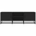Dulap TV, negru, 120x35x41 cm, lemn prelucrat și metal - WALTI WALTI
