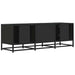 Dulap TV, negru, 120x35x41 cm, lemn prelucrat și metal - WALTI WALTI