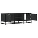 Dulap TV, negru, 120x35x41 cm, lemn prelucrat și metal - WALTI WALTI