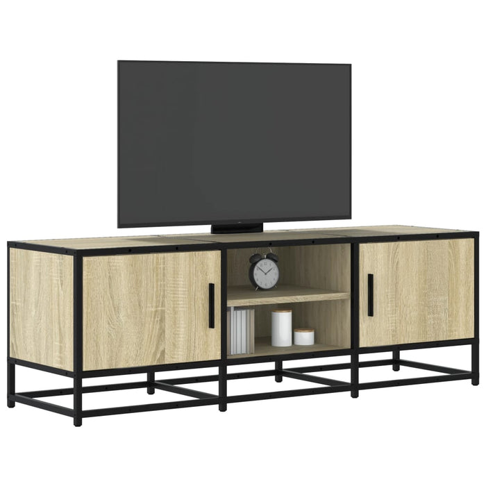 Dulap TV, stejar sonoma, 120x35x41 cm, lemn prelucrat și metal - WALTI WALTI