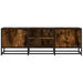 Dulap TV stejar fumuriu, 120x35x41 cm lemn prelucrat și metal - WALTI WALTI