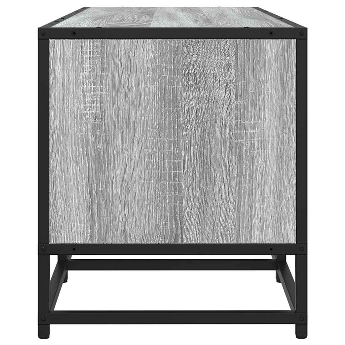 Dulap TV, gri sonoma, 120x35x41 cm, lemn prelucrat și metal WALTI