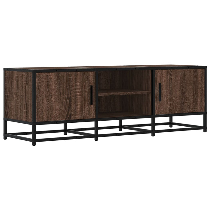 Dulap TV, stejar maro, 120x35x41 cm, lemn prelucrat și metal - WALTI WALTI