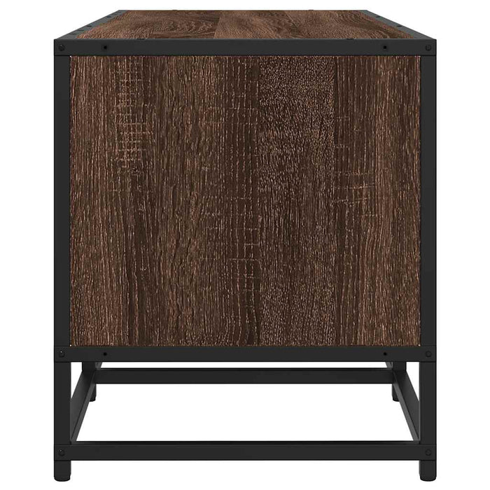 Dulap TV, stejar maro, 120x35x41 cm, lemn prelucrat și metal - WALTI WALTI