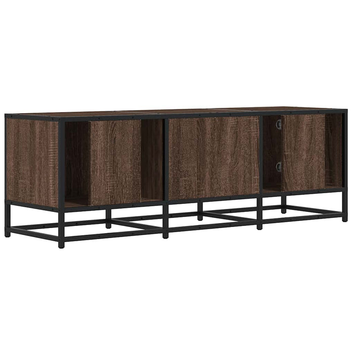 Dulap TV, stejar maro, 120x35x41 cm, lemn prelucrat și metal - WALTI WALTI