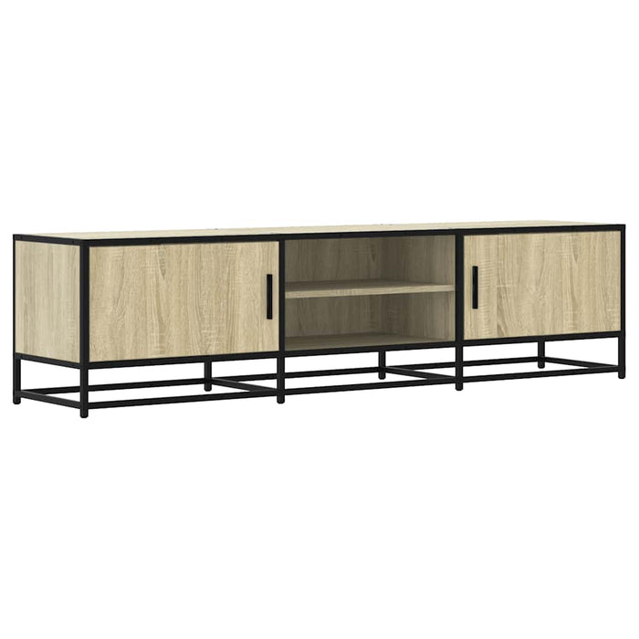 Dulap TV, stejar sonoma, 160x35x41 cm, lemn prelucrat și metal - WALTI WALTI
