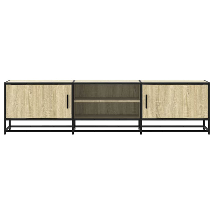 Dulap TV, stejar sonoma, 160x35x41 cm, lemn prelucrat și metal - WALTI WALTI