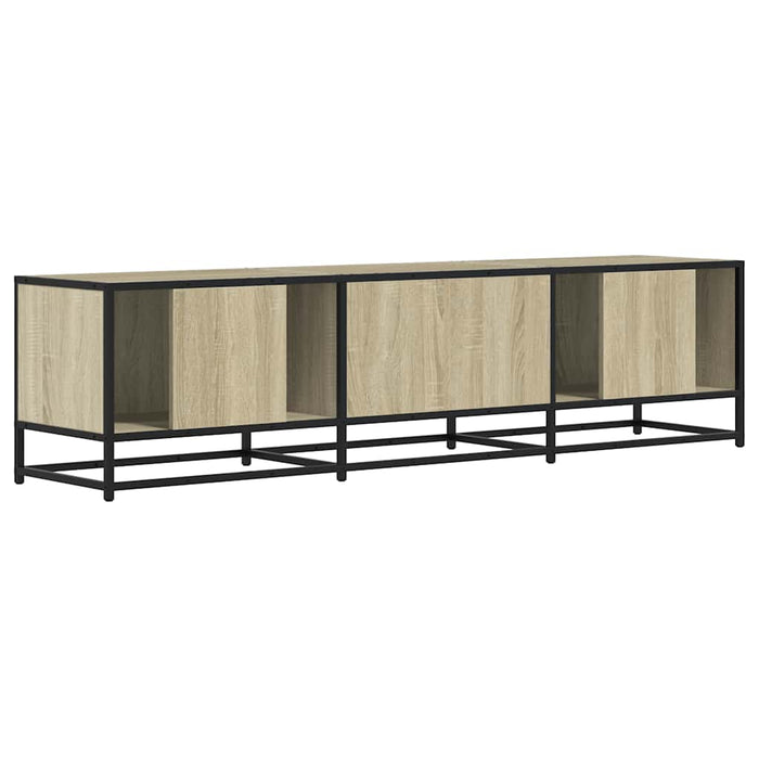 Dulap TV, stejar sonoma, 160x35x41 cm, lemn prelucrat și metal - WALTI WALTI