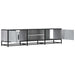 Dulap TV gri sonoma, 160x35x41 cm lemn prelucrat și metal - WALTI WALTI
