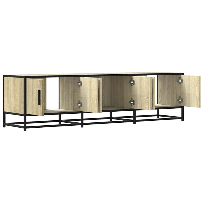 Dulap TV, stejar sonoma, 150x35x41 cm, lemn prelucrat și metal - WALTI WALTI