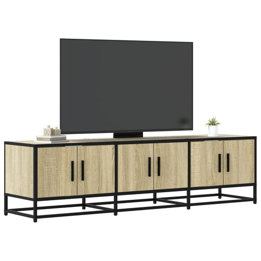 Dulap TV, stejar sonoma, 150x35x41 cm, lemn prelucrat și metal - WALTI WALTI
