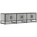 Dulap TV, gri sonoma, 150x35x41 cm, lemn prelucrat și metal - WALTI WALTI