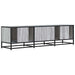 Dulap TV, gri sonoma, 150x35x41 cm, lemn prelucrat și metal - WALTI WALTI