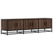 Dulap TV, stejar maro, 150x35x41 cm, lemn prelucrat și metal - WALTI WALTI