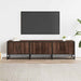 Dulap TV, stejar maro, 150x35x41 cm, lemn prelucrat și metal - WALTI WALTI