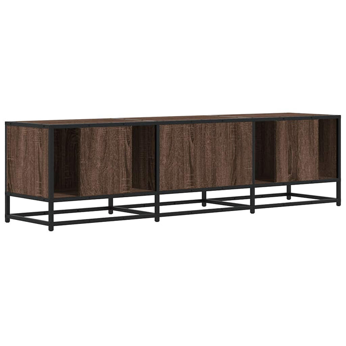 Dulap TV, stejar maro, 150x35x41 cm, lemn prelucrat și metal - WALTI WALTI