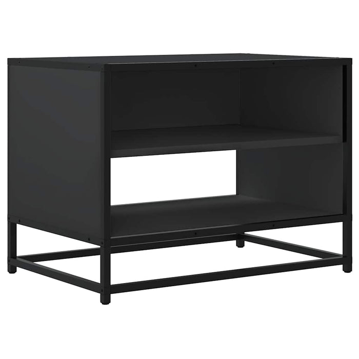 Dulap TV, negru, 61x40x46 cm, lemn prelucrat și metal - WALTI WALTI