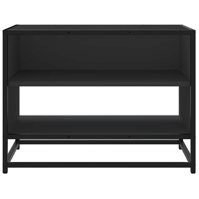 Dulap TV, negru, 61x40x46 cm, lemn prelucrat și metal - WALTI WALTI