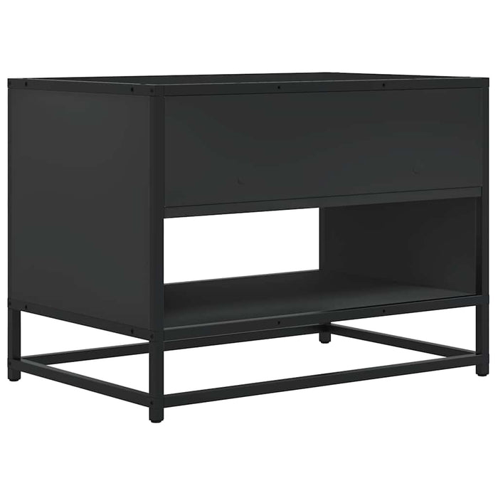 Dulap TV, negru, 61x40x46 cm, lemn prelucrat și metal - WALTI WALTI