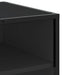 Dulap TV, negru, 61x40x46 cm, lemn prelucrat și metal - WALTI WALTI