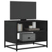 Dulap TV, negru, 61x40x46 cm, lemn prelucrat și metal - WALTI WALTI