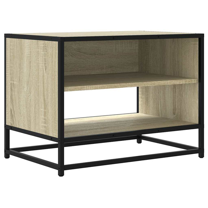 Comodă TV, stejar sonoma, 61x40x46 cm, lemn prelucrat și metal - WALTI WALTI