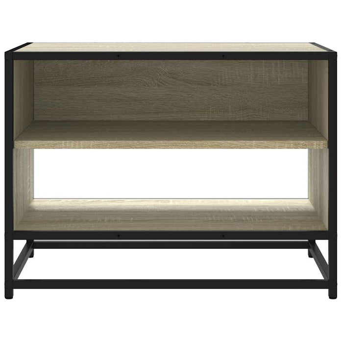 Comodă TV, stejar sonoma, 61x40x46 cm, lemn prelucrat și metal - WALTI WALTI