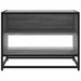 Dulap TV, gri sonoma, 61x40x46 cm, lemn prelucrat și metal - WALTI WALTI