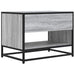 Dulap TV, gri sonoma, 61x40x46 cm, lemn prelucrat și metal - WALTI WALTI