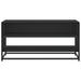 Dulap TV, negru, 91x40x46 cm, lemn prelucrat și metal - WALTI WALTI