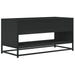 Dulap TV, negru, 91x40x46 cm, lemn prelucrat și metal - WALTI WALTI