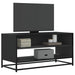 Dulap TV, negru, 91x40x46 cm, lemn prelucrat și metal - WALTI WALTI