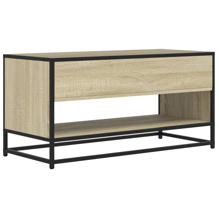 Comodă TV, stejar sonoma, 91x40x46 cm, lemn prelucrat și metal - WALTI WALTI