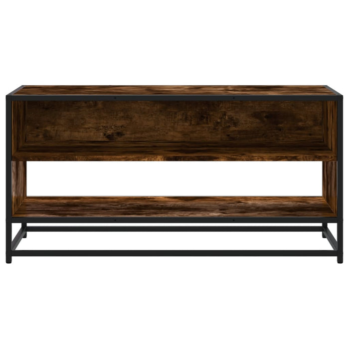 Comodă TV, stejar fumuriu, 91x40x46 cm lemn prelucrat și metal - WALTI WALTI