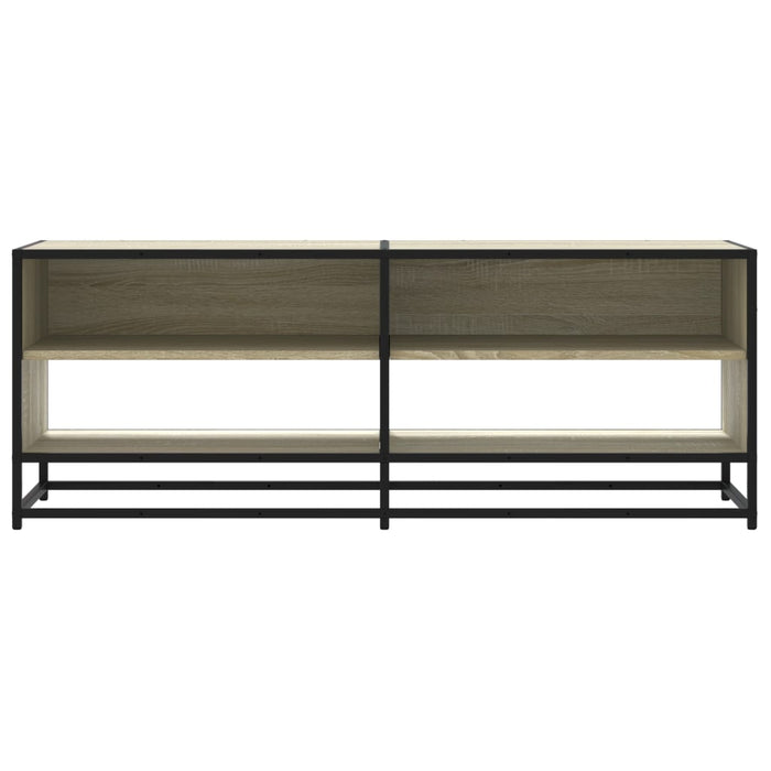 Dulap TV stejar sonoma, 120,5x40x46 cm, lemn prelucrat și metal - WALTI WALTI