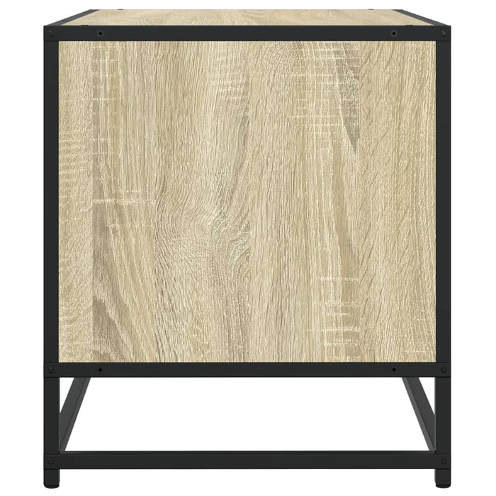 Dulap TV stejar sonoma, 120,5x40x46 cm, lemn prelucrat și metal - WALTI WALTI