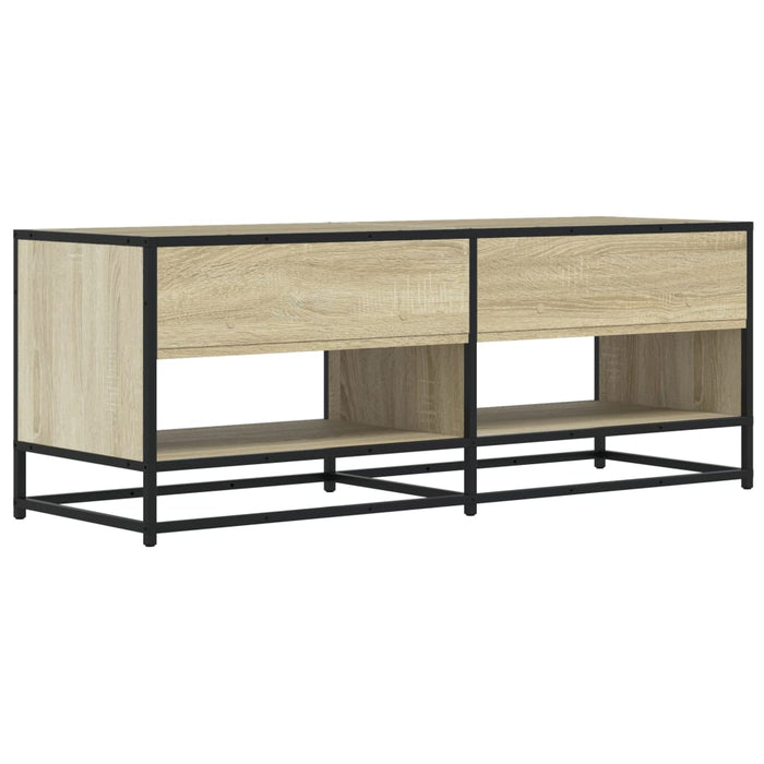 Dulap TV stejar sonoma, 120,5x40x46 cm, lemn prelucrat și metal - WALTI WALTI