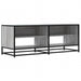 Dulap TV, gri sonoma, 120,5x40x46 cm, lemn prelucrat și metal - WALTI WALTI