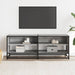 Dulap TV, gri sonoma, 120,5x40x46 cm, lemn prelucrat și metal - WALTI WALTI