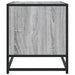 Dulap TV, gri sonoma, 120,5x40x46 cm, lemn prelucrat și metal - WALTI WALTI