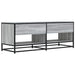 Dulap TV, gri sonoma, 120,5x40x46 cm, lemn prelucrat și metal - WALTI WALTI