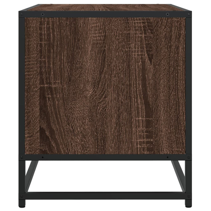 Dulap TV stejar maro, 120,5x40x46 cm, lemn prelucrat și metal - WALTI WALTI