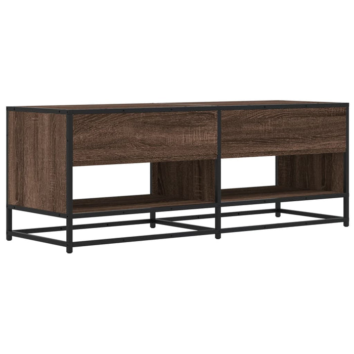 Dulap TV stejar maro, 120,5x40x46 cm, lemn prelucrat și metal - WALTI WALTI