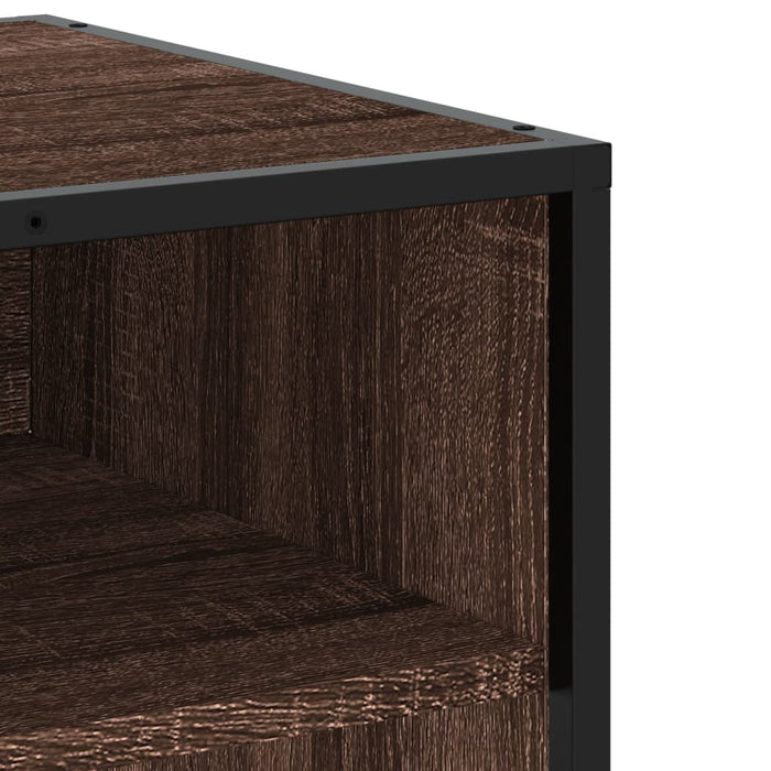 Dulap TV stejar maro, 120,5x40x46 cm, lemn prelucrat și metal - WALTI WALTI